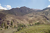 Incan terraces in the Urubamba valley